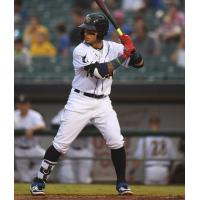 New Orleans Baby Cakes second baseman Isan Diaz