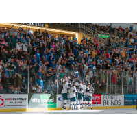 Sioux Falls Stampede celebrate a goal in front of the home crowd