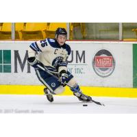 Forward Brendan Budy with the Langley Rivermen