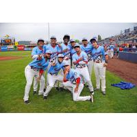 Spokane Indians in Redband jerseys