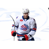 Forward Garret Ross with the Rochester Americans