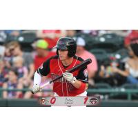 Hickory Crawdads prepare to bunt