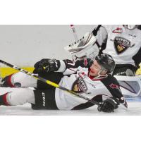 Vancouver Giants defenceman Seth Bafaro vs. the Victoria Royals