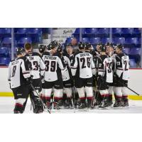 Vancouver Giants celebrate a pre-season win