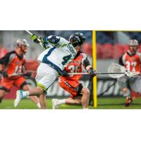 Lyle Thompson takes a shot for the Chesapeake Bayhawks