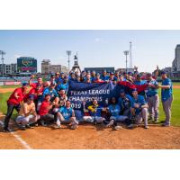 Amarillo Sod Poodles celebrate the 2019 Texas League Championship