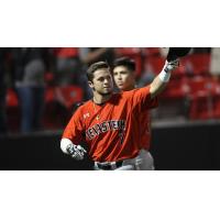 Infielder Ryan Long with Texas Tech