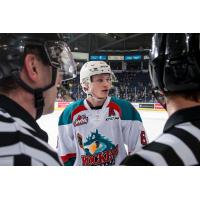 Kelowna Rockets defenceman Kaedan Korczak