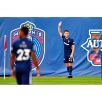 Memphis 901 FC midfielder Cam Lindley