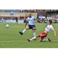 Forward Madison FC midfielder J.C. Banks
