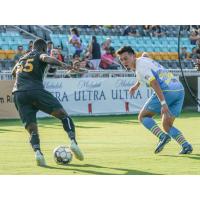 Mobi Fehr of Las Vegas Lights FC (right)