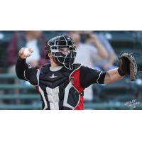 Hickory Crawdads catcher Matt Whatley