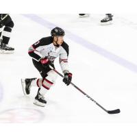 Defenseman Jonathan Racine with the Brampton Beast