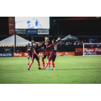 Sacramento Republic FC celebrate a goal against LA Galaxy II