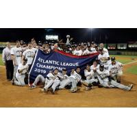 Long Island Ducks celebrate the 2019 Atlantic League championship