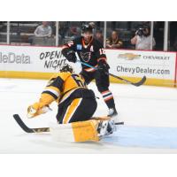 Lehigh Valley Phantoms left wing Andy Andreoff vs. the Wilkes-Barre/Scranton Penguins