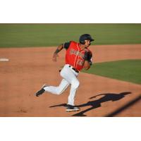 Bubba Thompson with the Hickory Crawdads