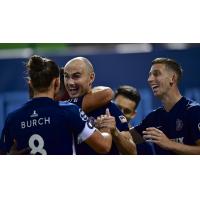 Memphis 901 FC celebrates a goal