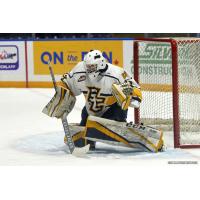Goaltender Jacob Herman with the Swift Current Legionnaires