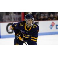Defenseman Brandon Fortunato with Quinnipiac University