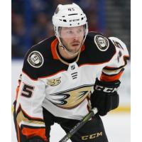 Defenseman Andy Welinski with the Anaheim Ducks