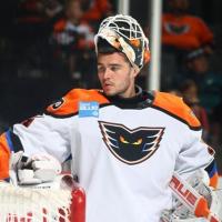Lehigh Valley Phantoms goaltender Alex Lyon