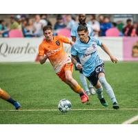 Forward Madison defender Christian Diaz