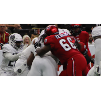 Jacksonville Sharks offensive lineman Derrick Zeigler