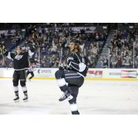 Forward Brad Morrison with the Ontario Reign