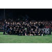 Phoenix Rising FC celebrating their 2019 season