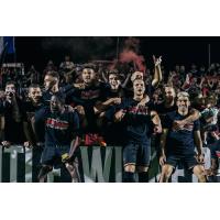 Phoenix Rising FC celebrating their 2019 season