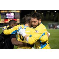 Thomas Olsen was subbed in after Adam Hobbs suffered an injury for Las Vegas Lights FC