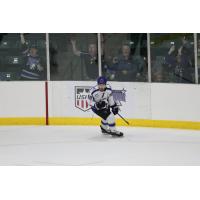 Benji Eckerle celebrates his goal for the Tri-City Storm