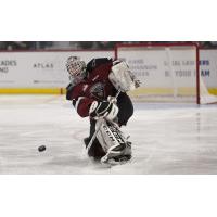Vancouver Giants goaltender David Tendeck vs. the Victoria Royals