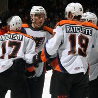 Lehigh Valley Phantoms huddle