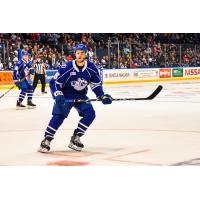 Defenseman Luc Snuggerud with the Syracuse Crunch