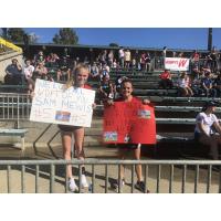 North Carolina Courage fans show their support at the NWSL Championship Game