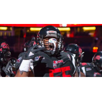 Offensive lineman Justin Cook with the Orlando Predators