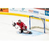 Allen Americans goaltender Evan Weninger