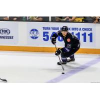 Defenseman Ben Campbell with the Knoxville Ice Bears