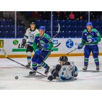 Forward Joona Kiviniemi with the Swift Current Broncos