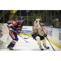 John McCarron of the Florida Everblades vs. the Orlando Solar Bears