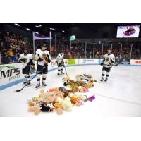 Muskegon Lumberjacks Teddy Bear Toss