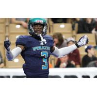 Massachusetts Pirates defensive back Chucky Williams