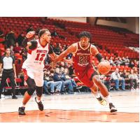 Canton Charge forward Tyler Cook drives to the basket against the Windy City Bulls