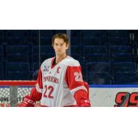 Forward Mike Crocock with Sacred Heart University
