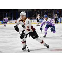 Cleveland Monsters defenseman Dillon Simpson vs. the Syracuse Crunch
