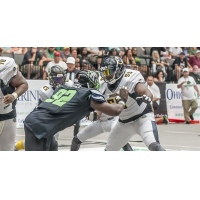 Offensive lineman Marely Conley with the Carolina Energy