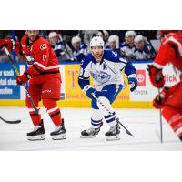 Syracuse Crunch forward Cory Conacher vs. the Charlotte Checkers