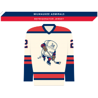 Milwaukee Admirals refrigerator jersey